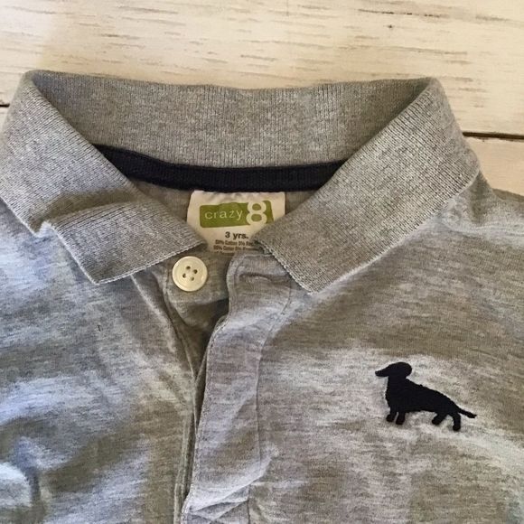 3T crazy 8 dachshund gray long sleeve shirt - Picture 4 of 5